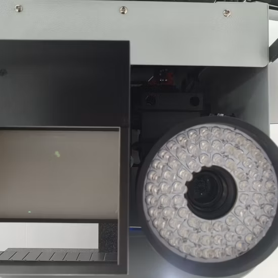 Máquina de medición de imágenes manual con escritorio